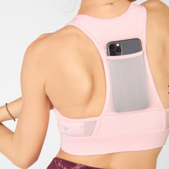 Fabletics On the Go Medium Impact Sports Bra - Picture 3 of 7